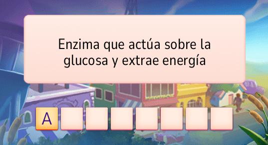 [La respuesta] Enzima que actúa sobre la glucosa y extrae energía