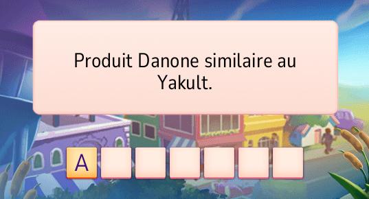 [La réponse] Produit Danone similaire au Yakult.